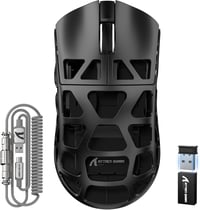 ATTACK SHARK R3PRO Ultrakönnyű Gamer Egér, 46g Magnézium Ház, 8000Hz Vezeték Nélküli, 26000 DPI, PAW3395 Szenzor, 3 Csatlakozási Mód, Spirál 1