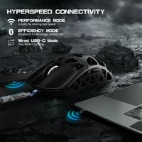 ATTACK SHARK R3PRO Ultrakönnyű Gamer Egér, 46g Magnézium Ház, 8000Hz Vezeték Nélküli, 26000 DPI, PAW3395 Szenzor, 3 Csatlakozási Mód, Spirál 6