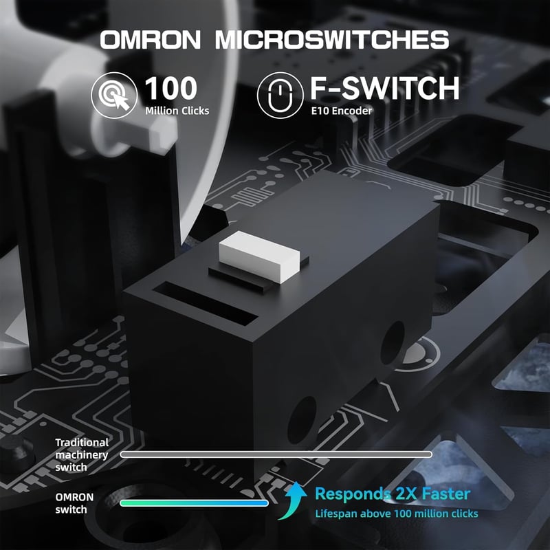 ATTACK SHARK R5 Ultra Szénszálas Vezeték Nélküli Gamer Egér, 39g Ultrakönnyű, 8000Hz Mintavétel, 42000DPI, Hármas Csatlakozás, Win/Mac - Feh