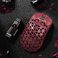 ATTACK SHARK R5 Ultra Szénszálas Vezeték Nélküli Gaming Egér, 39g Ultrakönnyű, 2.4G/Bluetooth/USB-C, 42000DPI, 8000Hz, Piros 9