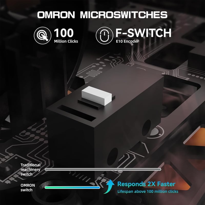ATTACK SHARK R5 Ultra Szénszálas Vezeték Nélküli Gaming Egér, 39g Ultrakönnyű, 2.4G/Bluetooth/USB-C, 42000DPI, 8000Hz, Piros