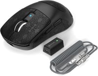 ATTACK SHARK R6 LIGHTSPEED Vezeték Nélküli Gamer Egér, 39G Ultrakönnyű, 8K Hz HyperSpeed, PAW3950 Szenzor, 42K DPI, E-Sport Játékokhoz, Prog 1