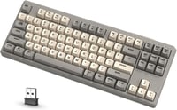 ATTACK SHARK X FREEWOLF M87 80% Vezeték Nélküli Membrán Gamer Billentyűzet, TKL RGB Mechanikus Érzetű, BT/2.4GHz, 4000mAh, Mac/Win Kompatibi 1