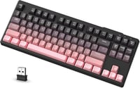 ATTACK SHARK X FREEWOLF M87 80% Wireless Gamer Billentyűzet RGB, TKL, Membrános, 4000mAh, Fekete 1