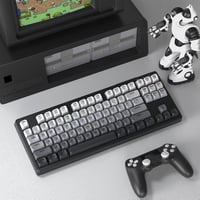 ATTACK SHARK X FREEWOLF M87 Wireless Gaming Billentyűzet 80% TKL RGB Mechanikus Érzet SA PBT Fekete 8
