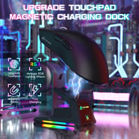 ATTACK SHARK X1 Gaming Egér Mágneses Töltővel, 40000 DPI, Vezeték Nélküli PC/PS/Mac - black 4