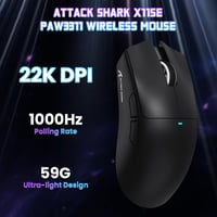 ATTACK SHARK X11 SE vezeték nélküli gamer egér, PixArt PAW3311 játékérzékelő, BT/2.4G vezeték nélküli/vezetékes, 22000 DP 2