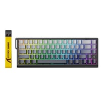 ATTACK SHARK X68 HE 8000Hz Brza Mehanička Tipkovnica za Igranje, Preciznost 0.01mm, RGB Pozadinsko Osvjetljenje, Magnetski Prekidači, 60% Kompaktna, PC/M 1