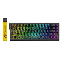 ATTACK SHARK X68 HE 8000Hz Brza Mehanička Gaming Tipkovnica, 0.01mm Preciznost, RGB Pozadinsko Osvjetljenje, Magnetski Prekidači, 60% Kompaktna, PC/M 1