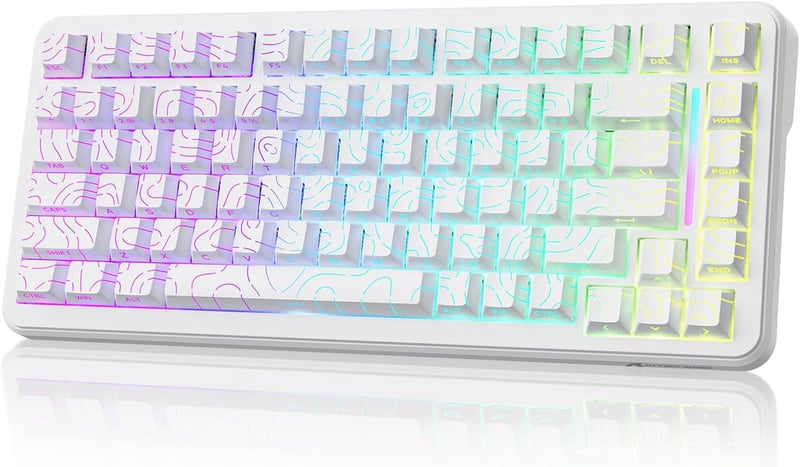 ATTACK SHARK X82PRO HE 75% Vezeték Nélküli Gaming Billentyűzet, Hall-Effekt Mágneses Kapcsolók, 0,01mm Állítható Érzékenység, 8kHz Válaszidő