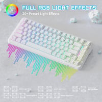 ATTACK SHARK X82PRO HE 75% Vezeték Nélküli Gaming Billentyűzet, Hall-Effekt Mágneses Kapcsolók, 0,01mm Állítható Érzékenység, 8kHz Válaszidő 7