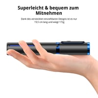 ATUMTEK 3 v 1 Bluetooth selfie tyč so statívom, výsuvná hliníková, s bezdrôtovým diaľkovým ovládaním, pre telefóny iPhone a Samsung, modrá 5