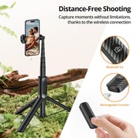 ATUMTEK 55 hüvelykes Selfie Stick Tripod Bluetooth távirányítóval 2