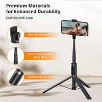 ATUMTEK 55 hüvelykes Selfie Stick Tripod Bluetooth távirányítóval 7
