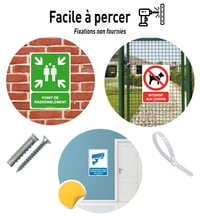 AUA SIGNALETIQUE Tabuľka s pokynmi Marianne – Nezahaliteľná tvár – Samolepiaci vinyl, A4 210x300 mm 2