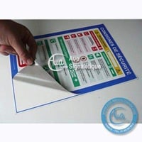 AUA SIGNALETIQUE Tabuľka s pokynmi Marianne – Nezahaliteľná tvár – Samolepiaci vinyl, A4 210x300 mm 7