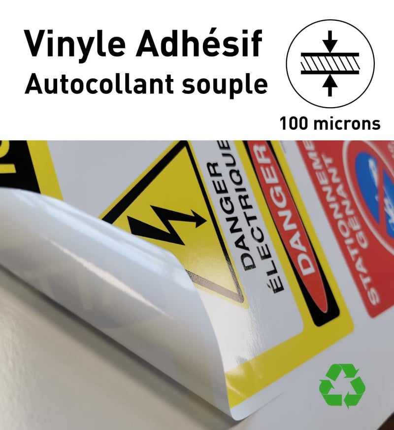 AUA SIGNALETIQUE Parkolási Tilalom Tábla 200mm PVC Fenntartott Hely Jelzés