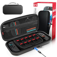 Auarte Nintendo Switch 2 kemény hordtáska, EVA szállítótáska játékkonsol és kiegészítők tárolásához 1
