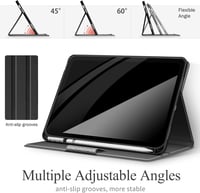 AUAUA iPad 11/10 Generációs Tok Ceruza Tartóval - Automatikus Alvás/Ébresztés Funkcióval, PU Bőr Védőtok iPad 10.9/11 Hüvelykes Tablethez (S 4