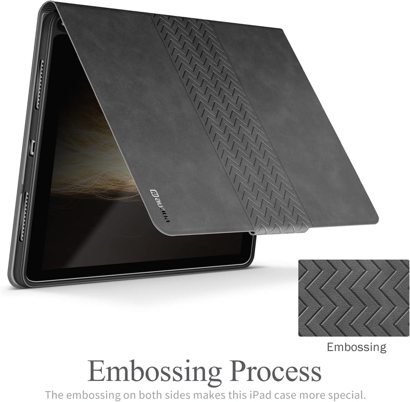 AUAUA iPad 11/10 Generációs Tok Ceruza Tartóval - Automatikus Alvás/Ébresztés Funkcióval, PU Bőr Védőtok iPad 10.9/11 Hüvelykes Tablethez (S