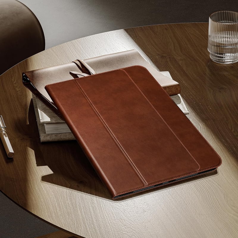 AUAUA iPad Air 11/10.9 Tok M3/M2/5/4 Generációhoz - Ceruza Tartóval, Zsebbel, Állvánnyal, Mágneses Zárral, Auto Alvás/Ébresztés Funkcióval, 