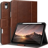 AUAUA iPad Air 11/10.9 Tok M3/M2/5/4 Generációhoz - Ceruza Tartóval, Zsebbel, Állvánnyal, Mágneses Zárral, Auto Alvás/Ébresztés Funkcióval,  1