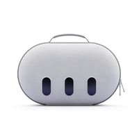Aubika Tvrda torba za nošenje Meta Quest 3, zaštitna futrola za VR naočale, kompatibilna s Quest 2/Pico 4 headsetom, za putovanja i pohranu, siva, veličina M 1