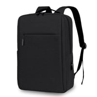 Aucuu 15,6" Batoh na notebook pre mužov a ženy, s USB nabíjacím portom, vodoodolný, biznis taška na cestovanie a do školy, čierny 1