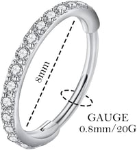 Aucuu 316L Sebészeti Acél Orr Piercing Karika 0.8/1.2 mm - Helix, Septum, Tragus, Conch, Daith Fülpiercing Ékszer

AI: I've created a Hungar 2