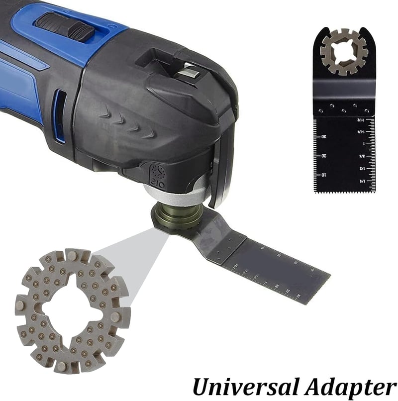 Set de 4 adaptoare pentru pânze de ferăstrău oscilant StarLock, cu compatibilitate extinsă pentru diverse aparate