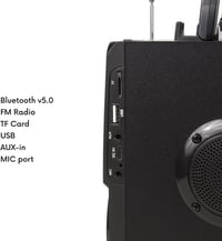 Audiocore AC730 Bluetooth hangszóró 11W rádió SD kártya USB aux-in 4