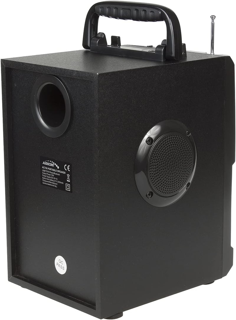 Audiocore AC730 Bluetooth hangszóró 11W rádió SD kártya USB aux-in