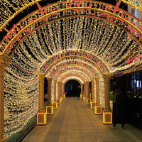 Instalație luminoasă LED AufuN pentru exterior și interior, 100m, 1000 LED-uri, alb cald, rezistentă la apă IP44, cu 8 moduri de iluminare, pentru Crăciun, nuntă, grădină și petreceri 7