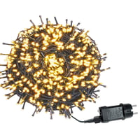 Instalație luminoasă LED AufuN pentru exterior și interior, 100m, 1000 LED-uri, alb cald, rezistentă la apă IP44, cu 8 moduri de iluminare, pentru Crăciun, nuntă, grădină și petreceri 1