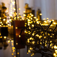 Instalație luminoasă LED AufuN pentru exterior și interior, 100m, 1000 LED-uri, alb cald, rezistentă la apă IP44, cu 8 moduri de iluminare, pentru Crăciun, nuntă, grădină și petreceri 9