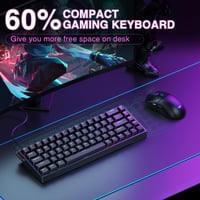 Tastatură Gaming AULA WIN68HE Rapid Trigger, Switch-uri Magnetice Hall Effect, Precizie RT 0,02 mm, Activare Ajustabilă, 8000 Hz, RGB, Mecanică 60% 7