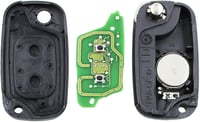 AULESSE 2 gombos autókulcs Renault Clio III Kangoo Master Modus Twingo 2006-2016 5