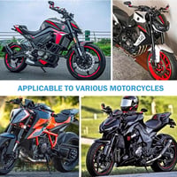 AULESSE Motorkerékpár Tükör 7/8 Hüvelyk 22 mm - Vakításmentes Visszapillantó Tükör Robogókhoz, ATV-hez, Z900, Z125, MT07, MT09 Modellekhez 6