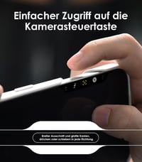 Aulumu A16 iPhone 16 Pro Max ütésálló tok alumínium kamera kerettel sárga-barna 5