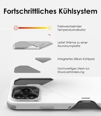 Aulumu A16 iPhone 16 Pro Max ütésálló tok alumínium kamera kerettel sárga-barna 4