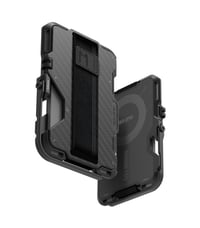 Aulumu G03 MagSafe kártyatartó pénztárca szénszálas iPhone 12-17 RFID védelemmel 2
