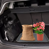 Set Două Tăvițe Colectoare - 60x40x3 cm, Cu Bază de Cauciuc, Pentru Pantofi, Animale de Companie - Tăviță Impermeabilă Pentru Hol, Garaj, Grădină - Tavă Antinoroi Gri, Set 2 buc. 5