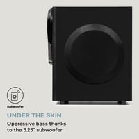 AUNA Areal 525 DG 5.1 házimozi rendszer 125W szubwooferrel és Bluetooth 3