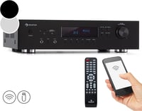 Auna Bluetooth Erősítő HiFi Sztereó Rendszer 5 Csatornás Szubwoofer Basszus Treble Vezérléssel 1