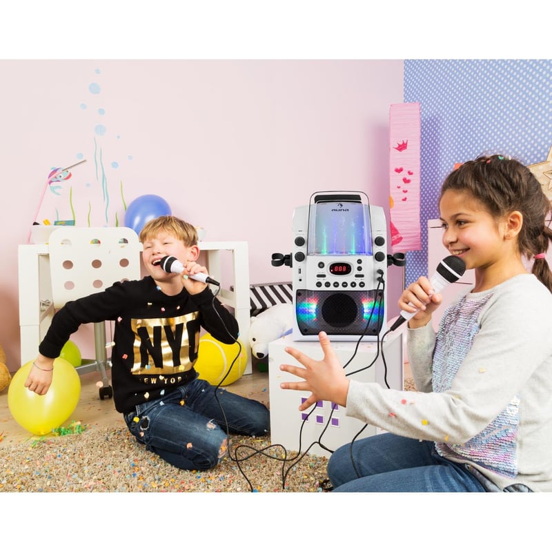 auna Kara Liquida BT Karaoke Gép LED Fényjátékkal és Vízsugaras Szökőkúttal
