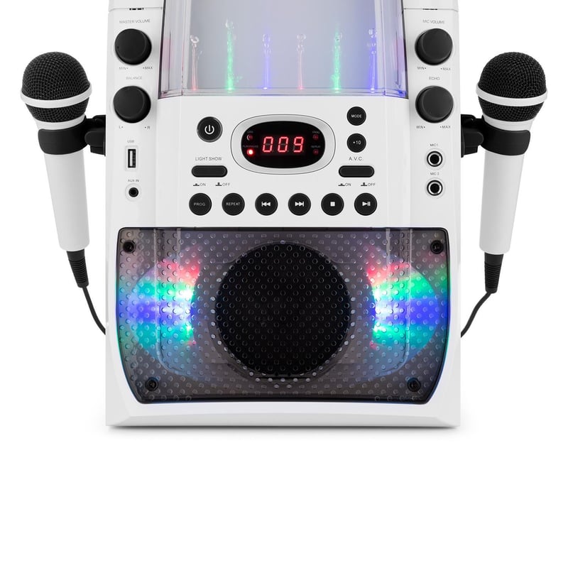 auna Kara Liquida BT Karaoke Gép LED Fényjátékkal és Vízsugaras Szökőkúttal