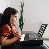 Aunguuk 61 Billentyűs Digitális Zongora Hordozható Elektronikus Billentyűzet Kottaállvánnyal 7
