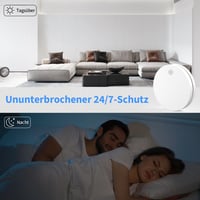 Aunguuk Füstérzékelő 10 Éves Elemmel, Fotoelektronikus Tűzjelző Némító Gombbal, TÜV Tesztelt EN14604 CE Tanúsított Önálló Füstriasztó 5