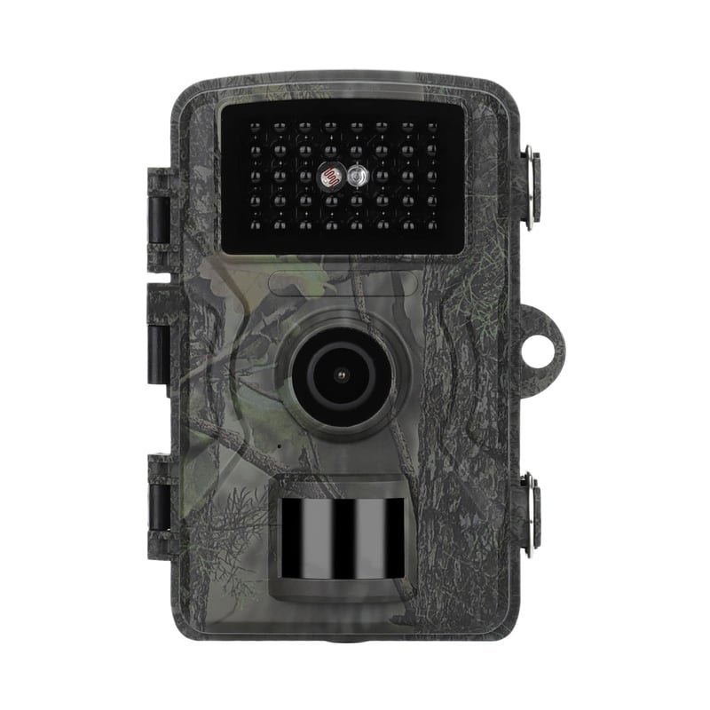 Aunguuk Nadzorna kamera 32MP HD s detektorom pokreta, funkcijom noćnog vida, vremenom okidanja od 0.1s, 32GB memorijskom karticom, IP66 vodootporna