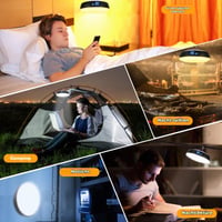 Lampă LED de camping Auniq cu magnet puternic și cârlig încorporate, iluminare portabilă pentru cort cu 6 moduri de lumină, pentru pescuit, drumeții și situații de urgență 7